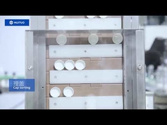 آلة تعبئة وتغطية غسول الفم، آلة تغطية الغطاء الدائري