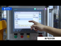 آلة تعبئة مقياس التدفق الخطي Huituo لمنظفات الغسيل، مع التغيير التلقائي