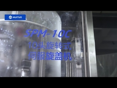 ماكينة تغطية مؤازرة دوارة Huituo لبلسم الشعر والشامبو، بسرعة 110 نبضة في الدقيقة