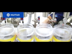 Auto linear bottle liquid piston volumetric filler machine for universal filling