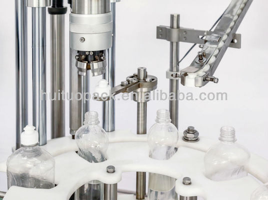 مضخة محلول المنظفات السائلة آلة السد التلقائي لزجاجة PET الزجاجية