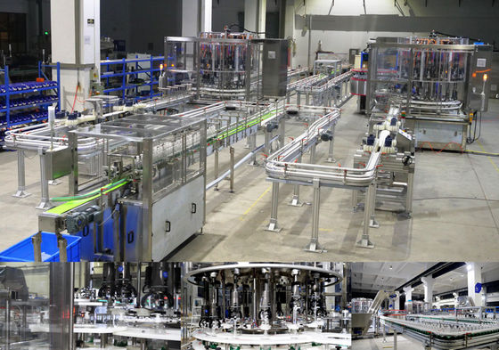 PLC Control Liquid Soap Filling Labeling Label Machines 12000BPH